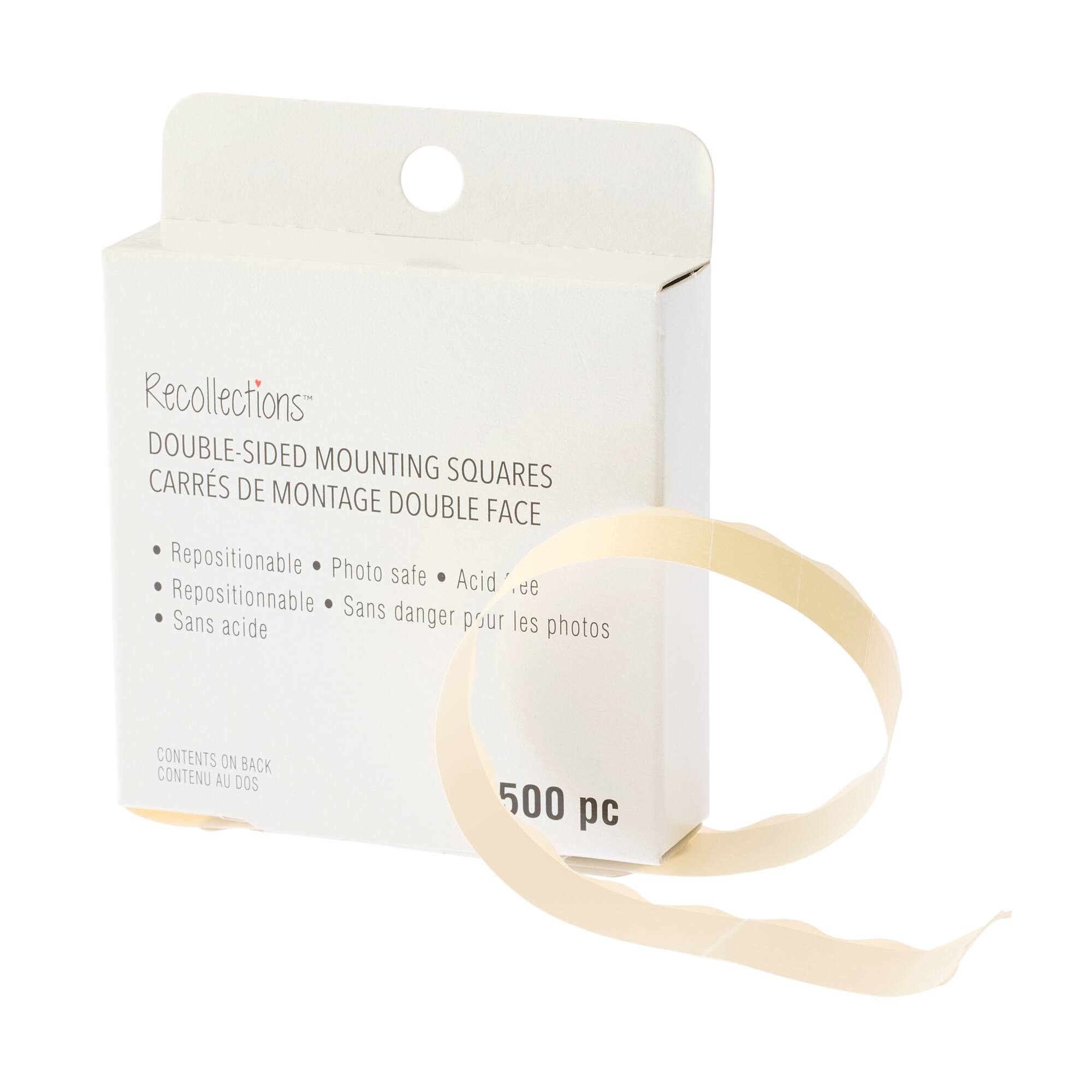 12 Packs: 500 ct. (6000 total) Double-Sided Repositionable Mounting Squares by Recollections™